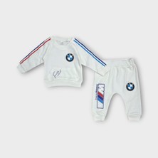 Woops Baby Marka Baskılı Beveme Desen Ikili Takım Unisex 6-24 Ay
