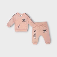 Woops Baby Marka Baskılı Armay Desen Ikili Takım Unisex 6-24 Ay