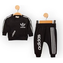 Woops Baby Marka Baskılı Addas Desen Ikili Takım Unisex 6-24 Ay