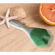 Makyaj Temizliği ve Yeşil Cilt Bakımı Yüz Temizleme Aparatı Yüz Peeling Fırçası