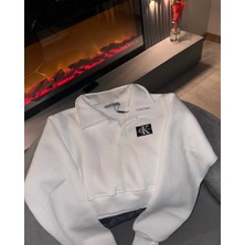 Polo Yaka Sweatshirt
