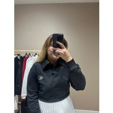 Polo Yaka Sweatshirt
