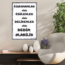 Ahşap Retro Mdf Poster , Komik Sözler , Duvar Yazıları , Manzara ,  Tarih , Edebiyat - TBL0804