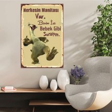 Ahşap Retro Mdf Poster , Komik Sözler , Duvar Yazıları , Manzara ,  Tarih , Edebiyat - TBL0812