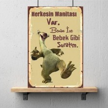 Ahşap Retro Mdf Poster , Komik Sözler , Duvar Yazıları , Manzara ,  Tarih , Edebiyat - TBL0812