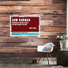 Ahşap Retro Mdf Poster , Komik Sözler , Duvar Yazıları , Manzara ,  Tarih , Edebiyat - TBL0570