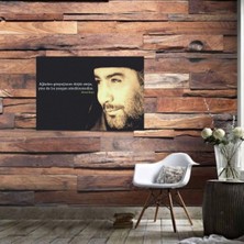 Ahşap Retro Mdf Poster , Komik Sözler , Duvar Yazıları , Manzara ,  Tarih , Edebiyat - TBL0711