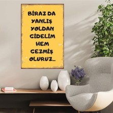 Ahşap Retro Mdf Poster , Komik Sözler , Duvar Yazıları , Manzara ,  Tarih , Edebiyat - TBL0129