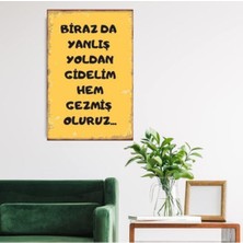 Ahşap Retro Mdf Poster , Komik Sözler , Duvar Yazıları , Manzara ,  Tarih , Edebiyat - TBL0129