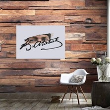 Ahşap Retro Mdf Poster , Komik Sözler , Duvar Yazıları , Manzara ,  Tarih , Edebiyat - TBL0788