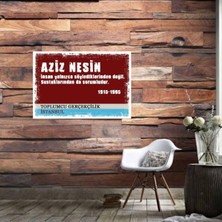 Ahşap Retro Mdf Poster , Komik Sözler , Duvar Yazıları , Manzara ,  Tarih , Edebiyat - TBL0572