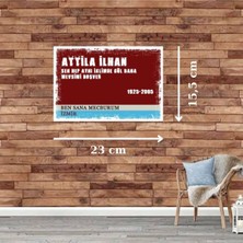 Ahşap Retro Mdf Poster , Komik Sözler , Duvar Yazıları , Manzara ,  Tarih , Edebiyat - TBL0578