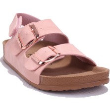 Fly Soft S961 Pembe Ortopedik Günlük Kız Çocuk Spor Sandalet