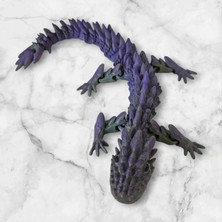 Dna Studio 3D Dragon Yeşil Mor Figür
