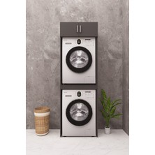 Demirbal Mobilya Mdf Çamaşir Maki̇nesi̇ Dolabi Kurutma Maki̇nesi̇ Dolabi Çekmeceli̇