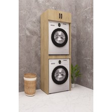 Demirbal Mobilya Mdf Çamaşır Makinesi Dolabı Kurutma Makinesi Dolabı Çekmeceli
