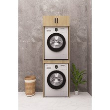 Demirbal Mobilya Mdf Çamaşır Makinesi Dolabı Kurutma Makinesi Dolabı Çekmeceli