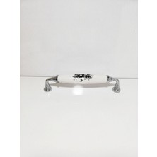 Sezgin Metal Beyaz Desenli Polimer Kulp 10'lu 128 mm