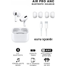 Fırsat 7 Air Pro Anc Gürültü Engelleyici Bluetooth Kulaklık Ios ve Android Uyumlu Kablosuz Kulaklık