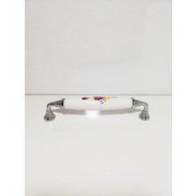 Sezgin Metal Beyaz Desenli Kulp 10'lu 128 mm