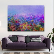 Marsilyan- Kır Çiçekleri Yağlıboya Görünüm Dekoratif Kanvas Duvar TABLOSU-3505