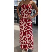 Carisma Wear Kadın Omuz Bağlamalı Elbise
