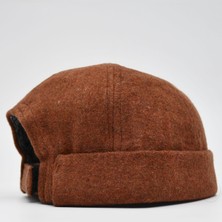 Etnik Desen Kısa Docker Şapka Vintage Cap Kasket