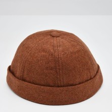 Etnik Desen Kısa Docker Şapka Vintage Cap Kasket