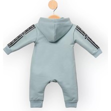Woops Baby Marka Nke Desen Kapşonlu Tulum Unisex 6-24 Ay