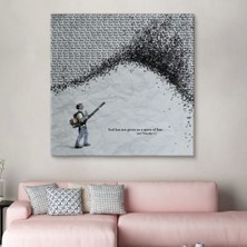 Marsilyan- Tanrı Bize Korku Ruhu Vermedi Kanvas TABLO-5324