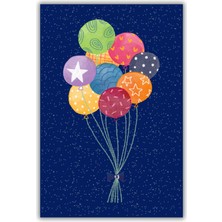 The Reef Design Balonlu Antialerjik Yıkanabilir Dokuma Tabanlı Baskılı Bebek ve Çocuk Halısı