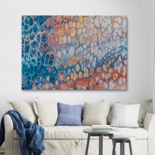 Marsilyan- Sanatsal Mozaik Cam Dekoratif Kanvas Duvar Tablosu, Renkli Mozaik Cam TABLO-5399