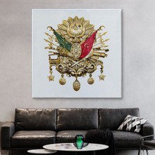 Marsilyan- Osmanlı Tuğrası Dekoratif Kanvas TABLO-5805