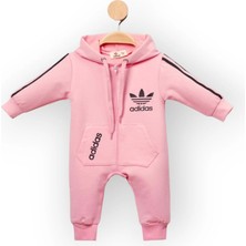 Woops Baby Marka Addas Desen Kapşonlu Tulum  6-24 Ay