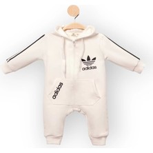Woops Baby Marka Addas Desen Kapşonlu Tulum  6-24 Ay