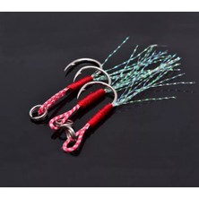 S.F. Jig Jig Assist Iğne - 3 Adet - Jig Yardımcı Kanca ( 7g ile 15G Arası Jig Için )