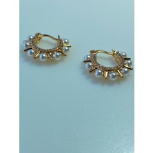 Eyla Collection Minimal Inci Çivi Küpe