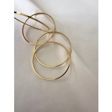 Gold 4'lü Ajda Çelik Bilezik