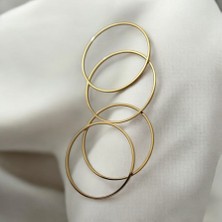 Gold 4'lü Ajda Çelik Bilezik