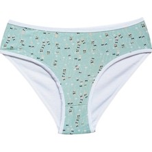 Mbb E-Ticaret Pamuklu Geniş Kenarlı Likralı Desenli Bato Kadın Külot Desen 3