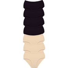 Mbb E-Ticaret 7 Adet Tutku Kadın Yüksek Bel Bato Kalın Lastik Külot S2