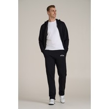 Erkek Regular Fit New York Baskılı Ince Eşofman Altı SPR25EA01