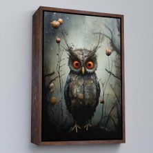 Marsilyan- Çerçeveli Sevimli Baykuş TABLOSU-7985