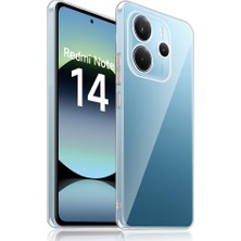 Newface Xiaomi Redmi Note 14 4g Kılıf Kamera Korumalı Silikon Şeffaf Kapak