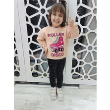 Kumrunun Dünyası Kız Çocuk Şardonlu Desenli Sweatshirt -Sweat