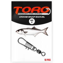 El-Biz Protackle Crane Klipsli Fırdöndü 13'li No: 8 (SW145)