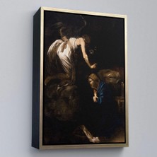 Marsilyan- Çerçeveli Caravaggio - Duyuru Tablosu - ANNUNCIATION-7420