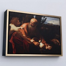 Marsilyan- Çerçeveli Caravaggio -- Sacrifice Of ISAAC-7121