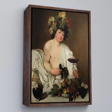 Marsilyan- Çerçeveli Caravaggio - Bacchus TABLO-8074