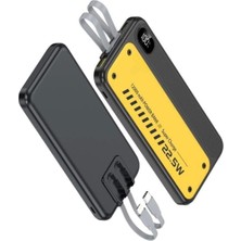 10000 Mah Hızlı Şarj Özellikli Aynı Anda 4 Cihazı Şarj Edebilen Powerbank